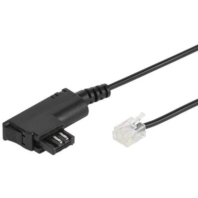 Vivanco Telefon Anschlusskabel, TAE-F Stecker auf RJ11-Stecker 4p4c, 6m (45076) Vivanco Telefon Anschlusskabel, TAE-F Stecker auf RJ11-Stecker 4p4c, 6m (45076)