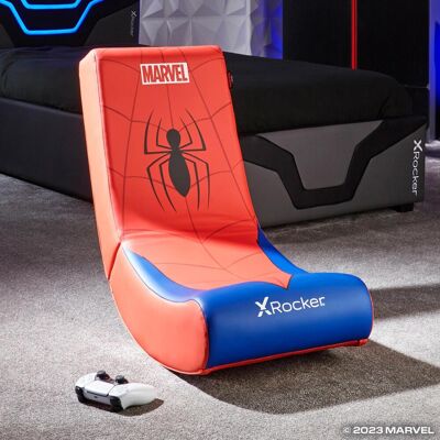 X Rocker Floor Rocker Icon, Spiderman Gaming-Stuhl X Rocker Floor Rocker Icon, Spiderman Gaming-Stuhl