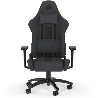 Corsair TC100 Relaxed Gaming-Stuhl, Stoff, Schwarz/Grau Corsair TC100 Relaxed Gaming-Stuhl, Stoff, Schwarz/Grau