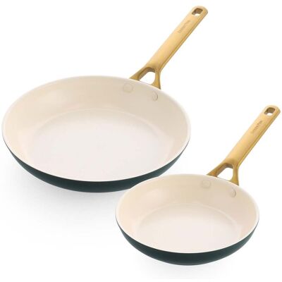Greenpan Padova Reserve 2-teiliges Bratpfannenset 20+26 cm Tannengrün Greenpan Padova Reserve 2-teiliges Bratpfannenset 20+26 cm Tannengrün
