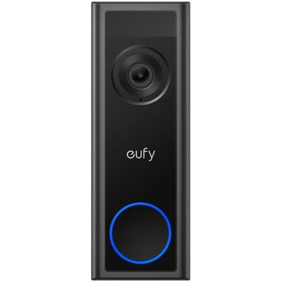 Eufy C31 Schwarze Video-Türklingel - 2K, Drahtlos, Akku, Nachtsicht Eufy C31 Schwarze Video-Türklingel - 2K, Drahtlos, Akku, Nachtsicht