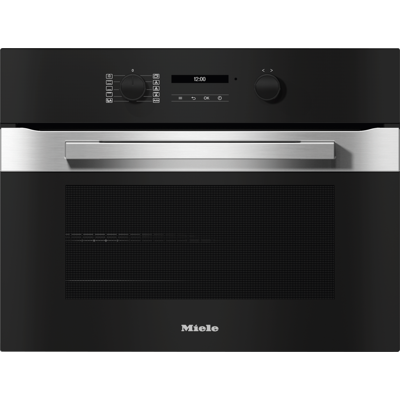 Miele H 2841 B Kompakt-Backofen Edelstahl/CleanSteel Einbaubackofen Miele H 2841 B Kompakt-Backofen Edelstahl/CleanSteel Einbaubackofen