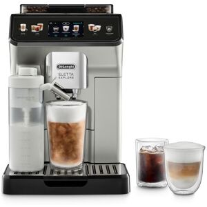 Delonghi Eletta Explore Cold Brew ECAM450.65.S silber Kaffeevollautomat Delonghi Eletta Explore Cold Brew ECAM450.65.S silber Kaffeevollautomat