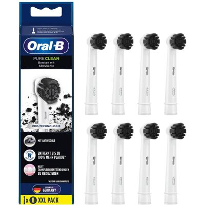 Oral-B Pro-Health Aktivkohle Elektrische Zahnbürstenköpfe - 8 Stück Oral-B Pro-Health Aktivkohle Elektrische Zahnbürstenköpfe - 8 Stück