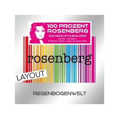 CD Marianne Rosenberg - Regenbogenwelt (100% Rosenberg) CD Marianne Rosenberg - Regenbogenwelt (100% Rosenberg)
