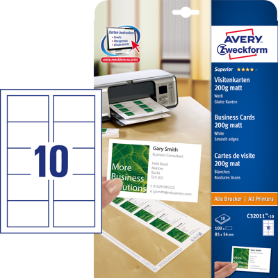 AVERY Zweckform C32011-10 Etiketten AVERY Zweckform C32011-10 Etiketten