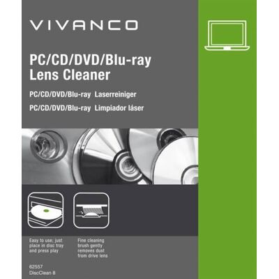 Vivanco Laserreiniger für PC, CD, Blu-ray und DVD (62557) Vivanco Laserreiniger für PC, CD, Blu-ray und DVD (62557)