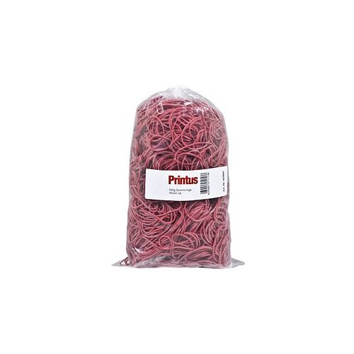Printus Gummiringe rot, Ø 4,0 cm, 500,0 g