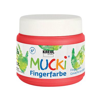 KREUL MUCKI Fingerfarbe rot 150,0 ml, 1 St. KREUL MUCKI Fingerfarbe rot 150,0 ml, 1 St.