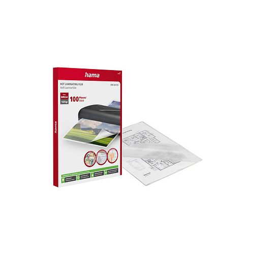 hama Laminierfolien glänzend für A4 125 micron, 100 St.