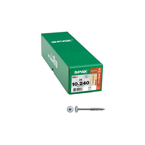SPAX® Holzbauschrauben T40 Tellerkopf WIROX 0251011002405 10 mm x 240 mm, 25 St.