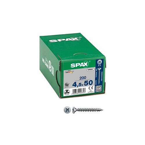 SPAX® Universalschrauben Z2 Senkkopf WIROX 1081010450503 4,5 mm x 50 mm, 200 St.