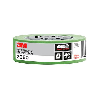 3M 2060 Malerband grün 36,0 mm x 50,0 m 1 Rolle 3M 2060 Malerband grün 36,0 mm x 50,0 m 1 Rolle
