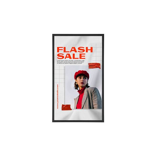 update displays Klapprahmen HardLine Fenster schwarz 87,6 x 122,4 cm, 1 St.