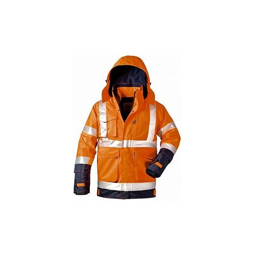 elysee® unisex Warnjacke PHILIPP orange, marine Größe L