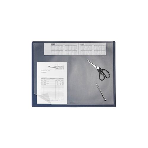 Printus Schreibtischunterlage dunkelblau Kunststoff 63,0 x 50,0 cm, 1 St.
