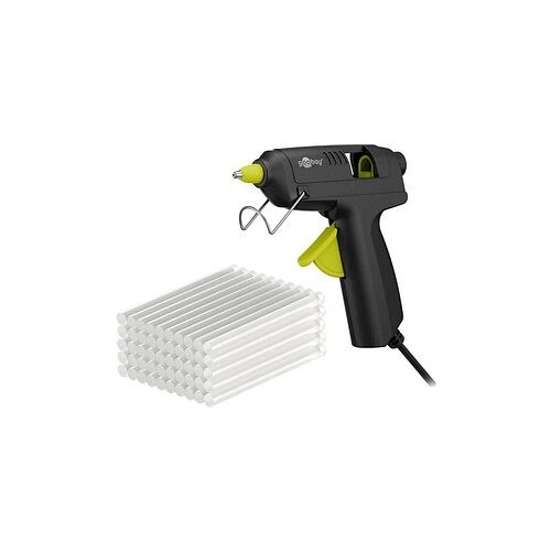 goobay 77825 Advanced, 20 W Heißklebepistole-Set schwarz, grün, 1 St.