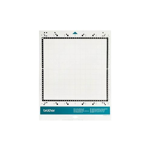brother CADXMATLOW12 Schneidematte für Schneideplotter leicht klebend 305 x 305 mm (12 x 12 Zoll) für 0,1 - 0,3 mm dickes Material, 1 St.