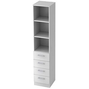 hjh OFFICE PRO SIGNA G 7600 RE - Weiß 5 OH Schrank mit 4 Schüben hjh OFFICE PRO SIGNA G 7600 RE - Weiß 5 OH Schrank mit 4 Schüben