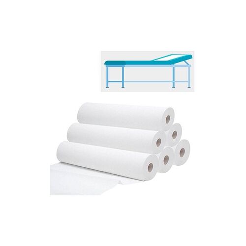 Meditrade® Ärztekrepp ROLLICEL® 1-lagig weiß 45,0 cm x 100,0 m, 6 Rollen