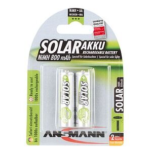ANSMANN Akkus Solar Ni-MH Mignon AA 800 mAh, 2 St. ANSMANN Akkus Solar Ni-MH Mignon AA 800 mAh, 2 St.