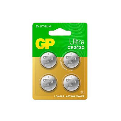 GP 3V Lithium Knopfzelle CR2430 - 4er Pack GP 3V Lithium Knopfzelle CR2430 - 4er Pack