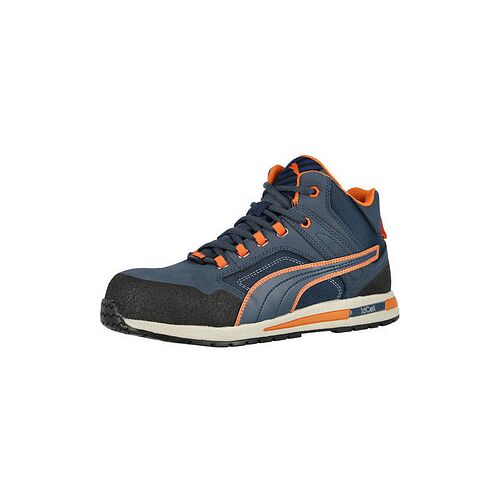 PUMA® Herren S3 Sicherheitsschuhe "CROSSTWIST MID" URBAN PROTECT blau Größe 46