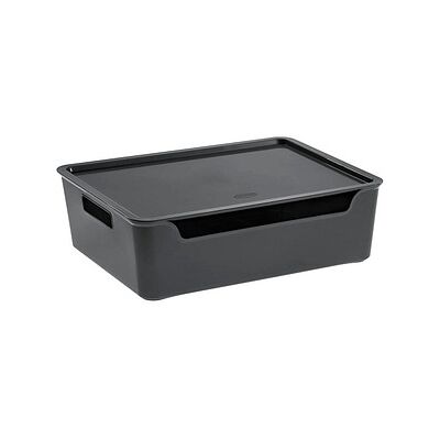 Cep Aufbewahrungsbox Modell Bella - Grau, 9,15L, Stapelbar Cep Aufbewahrungsbox Modell Bella - Grau, 9,15L, Stapelbar