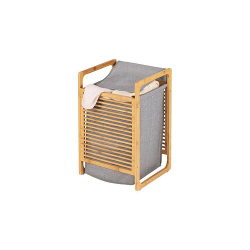 WENKO Wäschetruhe Bahari braun, grau