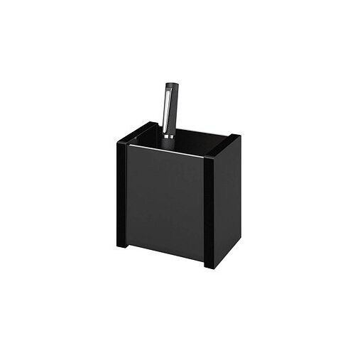 WEDO Stiftehalter Black Office schwarz Acryl 6,0 x 8,7 x 9,6 cm