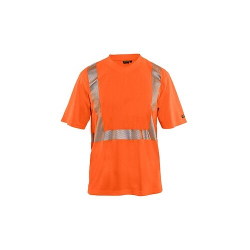 BLAKLÄDER® unisex Warnschutz Shirt 3386 orange Größe M, 1 St.