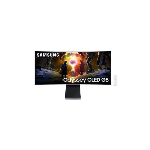 SAMSUNG Odyssey G85SD S34DG850SU Curved Monitor 86,0 cm (34,0 Zoll) silber