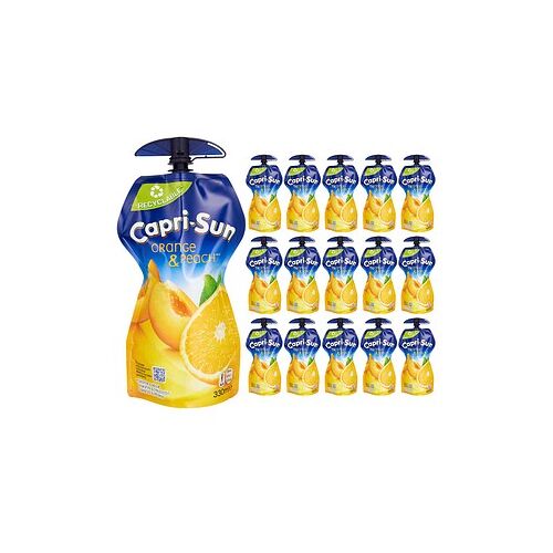 Capri-Sun Fruchtsaftgetränk Orange, Pfirsich 15x 0,33 l