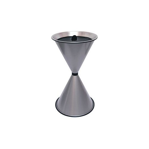 SZ Metall 29713 Standaschenbecher silbermetallic, 1 St.