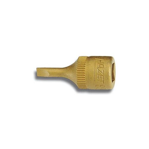 HAZET 1/4 Zoll Schlitz Steckschlüsseleinsatz Größe: 1,2 x 0,8 mm