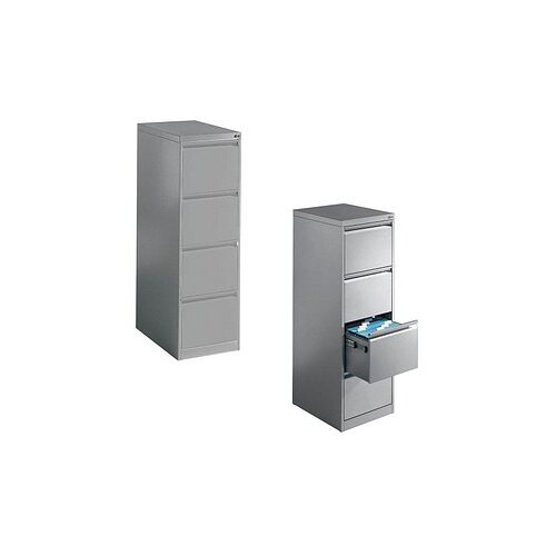 CP C 2000 Acurado Hängeregistraturschrank silber 4 Schubladen 43,3 x 59,0 x 135,7 cm, 1 St.