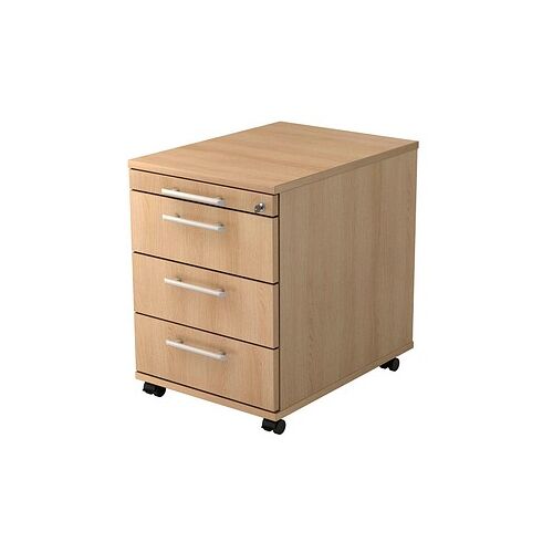 HAMMERBACHER Sira Rollcontainer eiche 4 Auszüge 42,8 x 58,0 x 59,0 cm