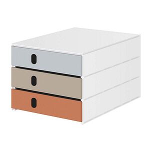 styro Schubladenbox styroval pro feelings, Pebbles grau, beige, orangebraun 14-8050.Pe, DIN A4 mit 3 Schubladen, 1 St. styro Schubladenbox styroval pro feelings, Pebbles grau, beige, orangebraun 14-8050.Pe, DIN A4 mit 3 Schubladen, 1 St.
