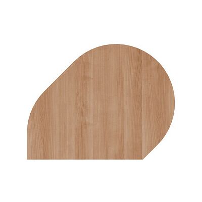 HAMMERBACHER Arbeitstisch - Höhenverstellbar, Nussbaum & Tropfenform HAMMERBACHER Arbeitstisch - Höhenverstellbar, Nussbaum & Tropfenform