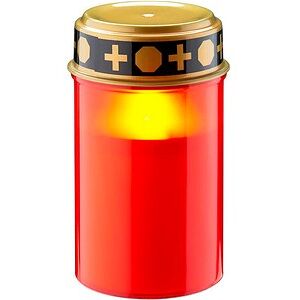 GOOBAY 74366 - LED Grablicht rot mit Flackerflamme, Timerfunktion GOOBAY 74366 - LED Grablicht rot mit Flackerflamme, Timerfunktion