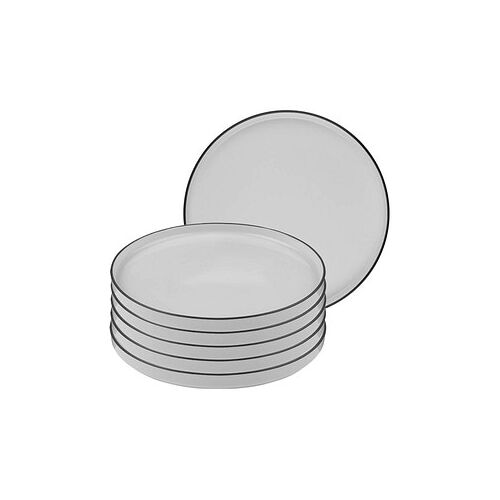 ID Fine Teller Modest Black Stolt grau Ø 21,0 cm, 6 St.