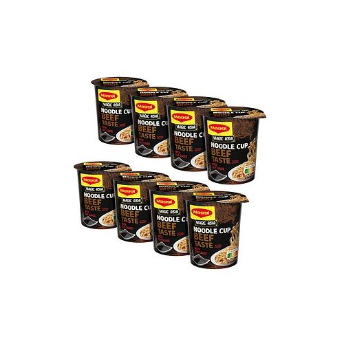 Maggi® Noodle Cup Beef Taste Fertiggericht 8x 63,0 g, 8 St.
