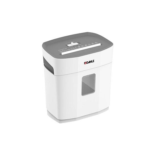 DAHLE PaperSAFE 100 Aktenvernichter mit Partikelschnitt P-4, 5 x 18 mm, bis 5 Blatt, lichtgrau