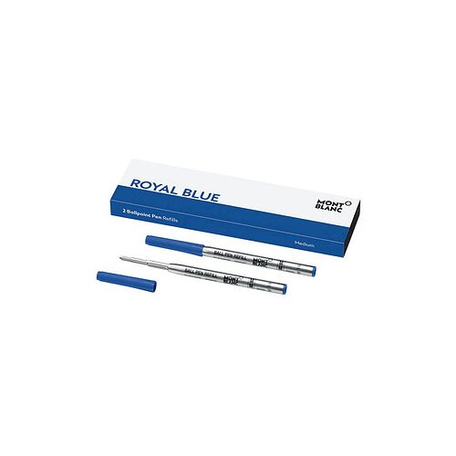 MONTBLANC Royal Blue Kugelschreibermine M blau, 2 St.