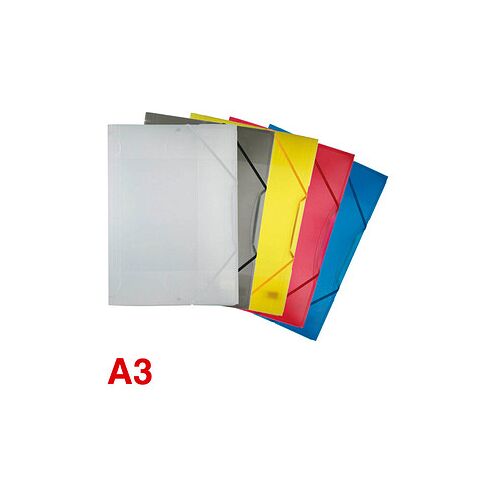 folia Sammelmappen DIN A3 farbsortiert, 5 St.