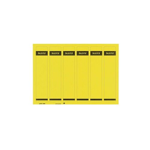 AKTION: 150 LEITZ Ordneretiketten 1686/2-15 gelb mit Prämie nach Registrierung