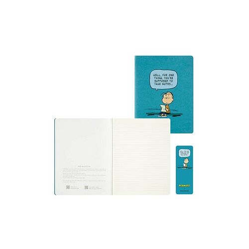 MOLESKINE Notizbuch Peanuts Linus Cahier ca. DIN A5 liniert, hellblau Softcover 120 Seiten, 1 St.