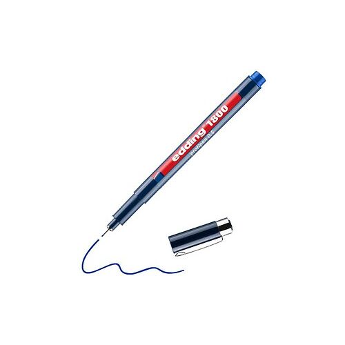 edding 1800 Fineliner blau 0,5 mm, 1 St.