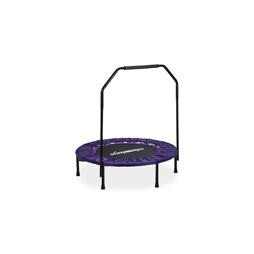 relaxdays Fitnesstrampolin blau 102,0 cm