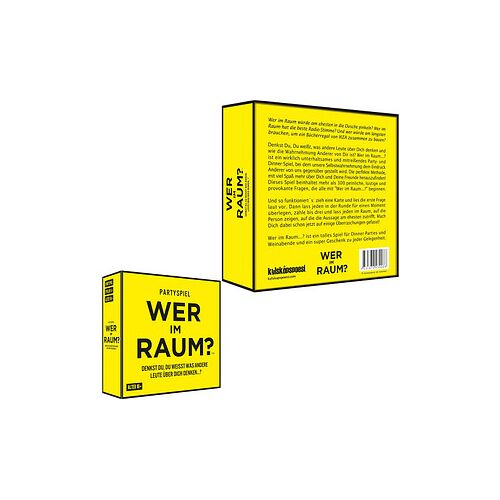 kylskapspoesi Wer im Raum? Denkst du du weißt,was andere über dich denken? Kartenspiel, 1 St.